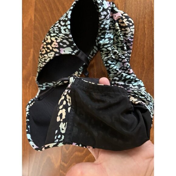 Torrid Curve Womens Balconette Lightly Bra Animal Print Rainbow Wireless 46B - Picture 7 of 7